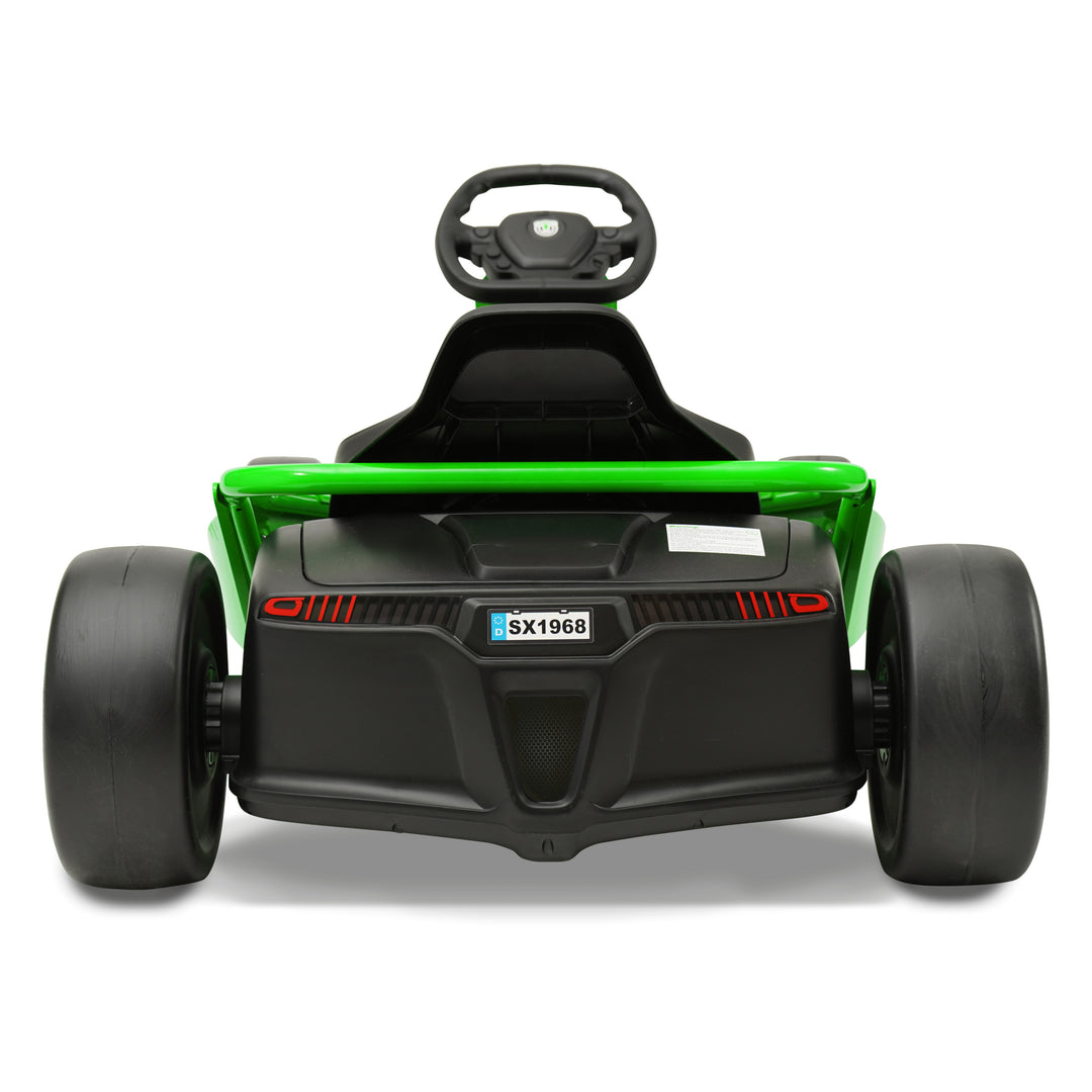 GO GO 7 グリーンスケーター Hyper Toys Kids Electric Battery Operated 24V Go Kart Ride