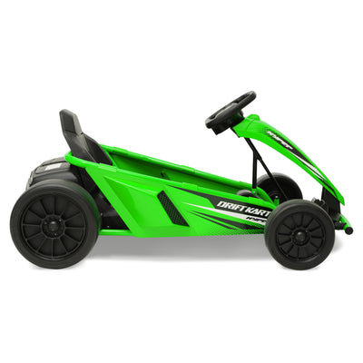 Hyper Toys 24V Drifting Go Kart Ride On for Kids, Green