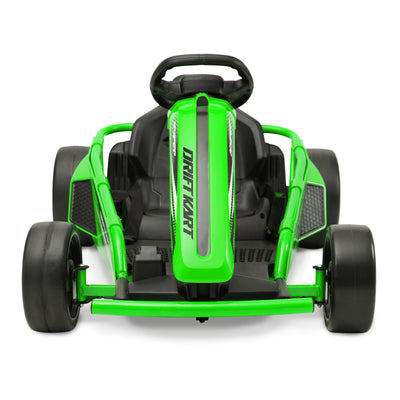 Hyper Toys 24V Drifting Go Kart Ride On for Kids, Green