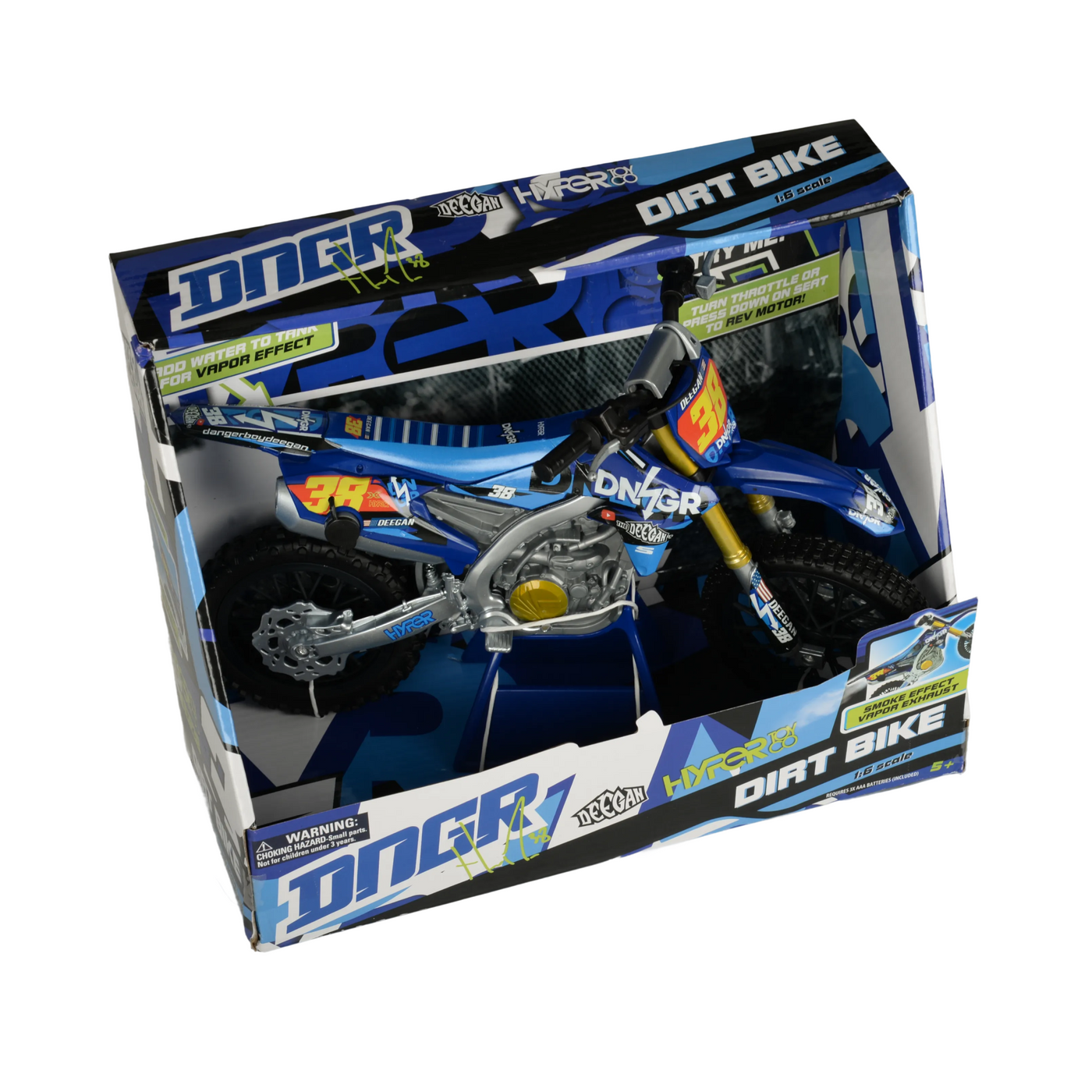 Hyper Toys 1:6 Haiden “DNGR Boy” Deegan Bike with Light, Sound & Vapor
