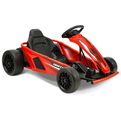 Hyper Toys 24V Drifting Go Kart Ride On for Kids, Red