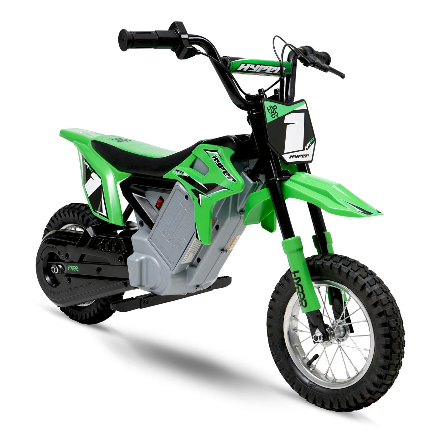 24V Hyper HPR350 Electric Motorcycle Green