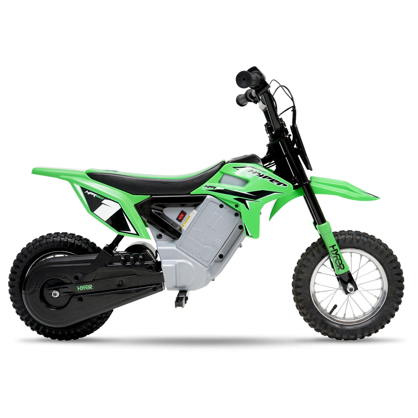 24V Hyper HPR350 Electric Motorcycle Green | Hyper Toy Co.