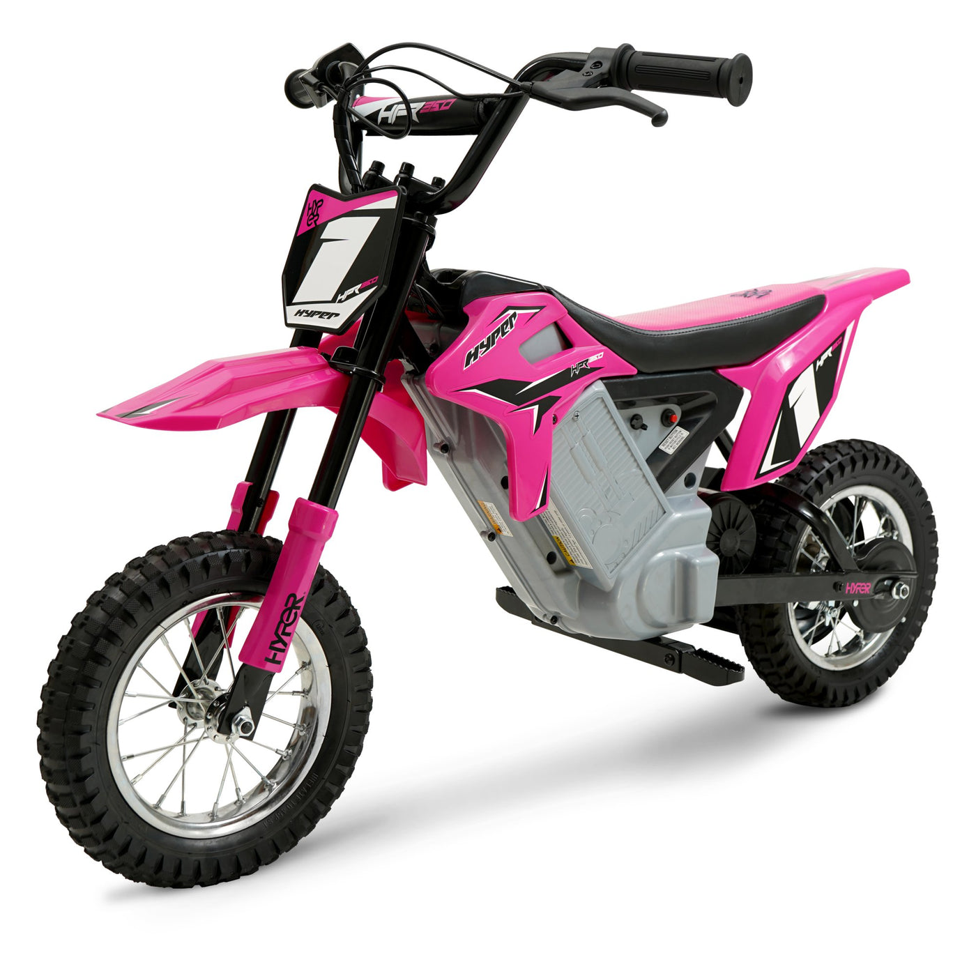 24V Hyper HPR350 Electric Motorcycle Pink