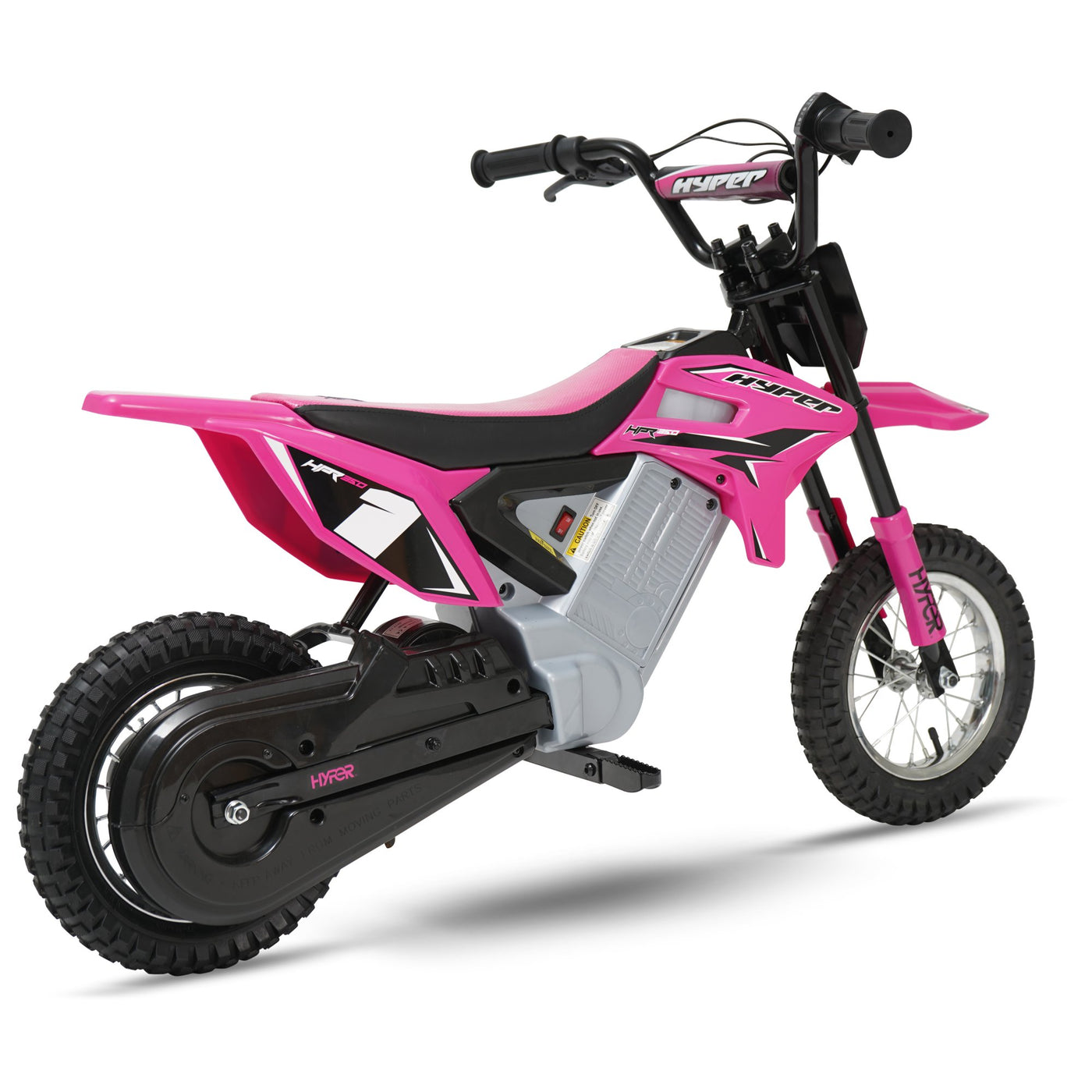 24V Hyper HPR350 Electric Motorcycle Pink