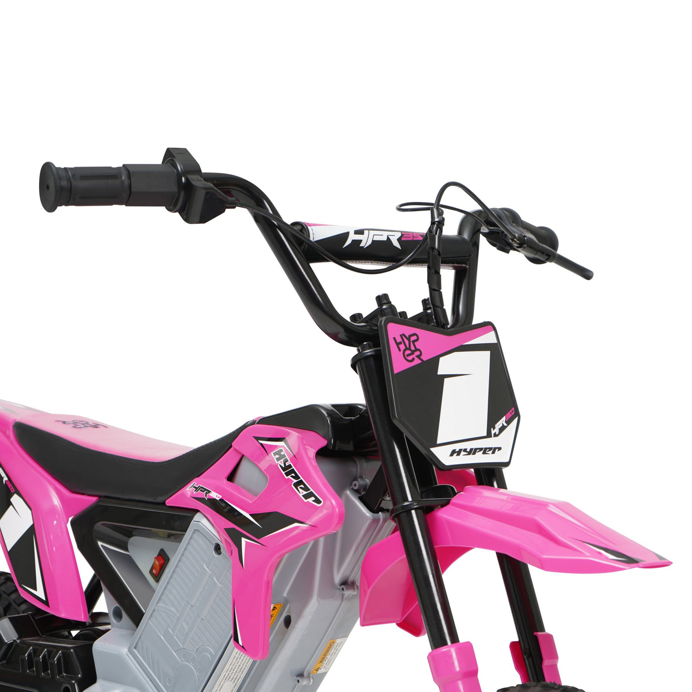 24V Hyper HPR350 Electric Motorcycle Pink