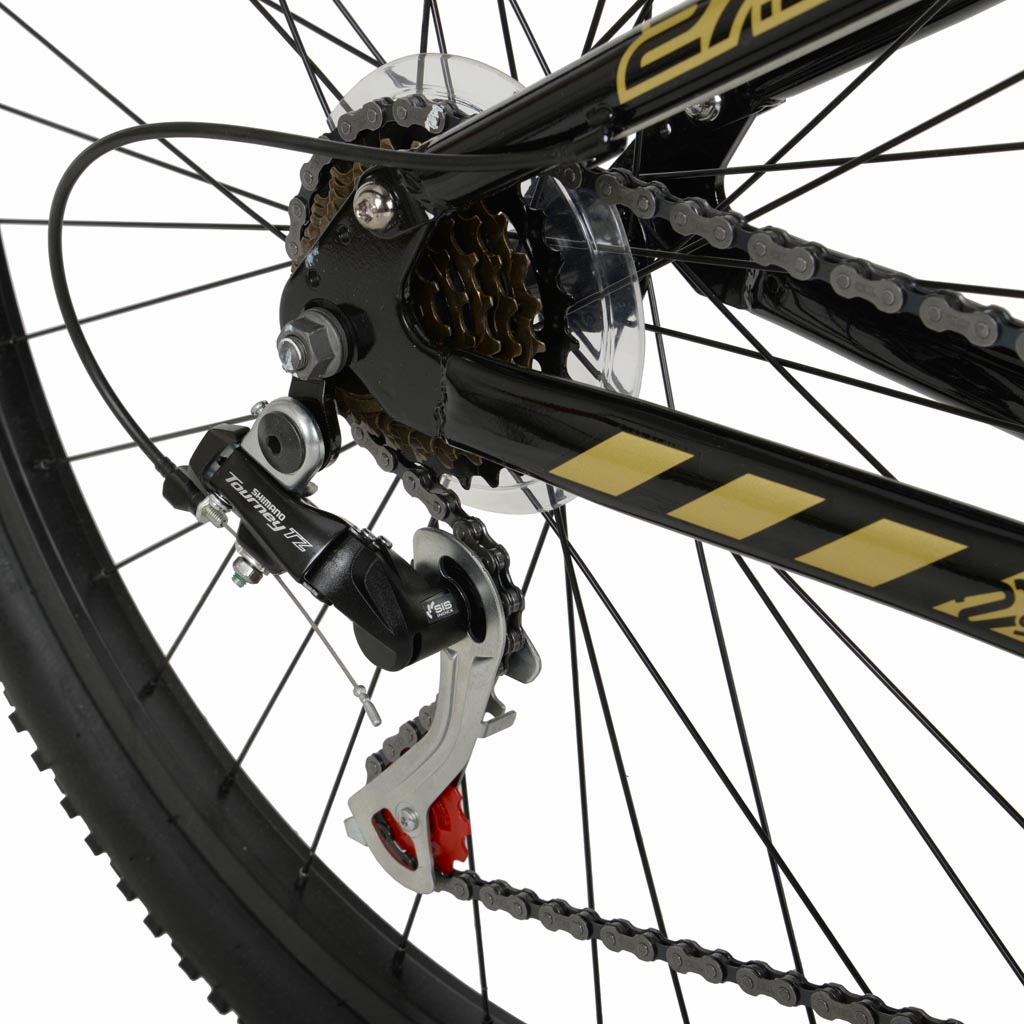hyper extension dual suspension 66cm mountain bike