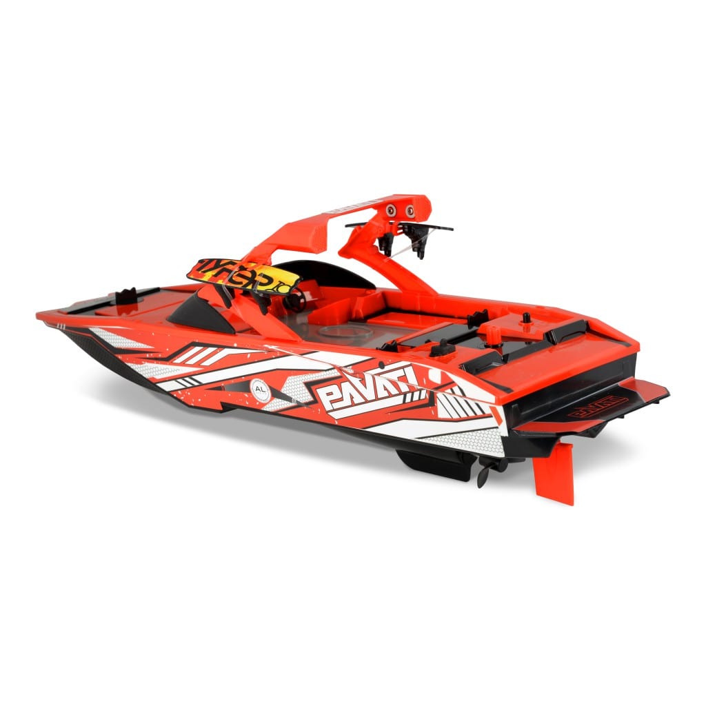1:18 Scale Pavati RC Wakeboard Boat Red 
