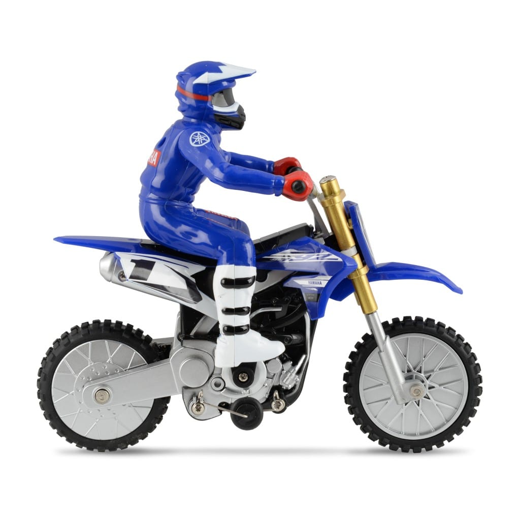 1:12 Scale YZ450F Bike and Rider Blue RC  Hyper Toy Company